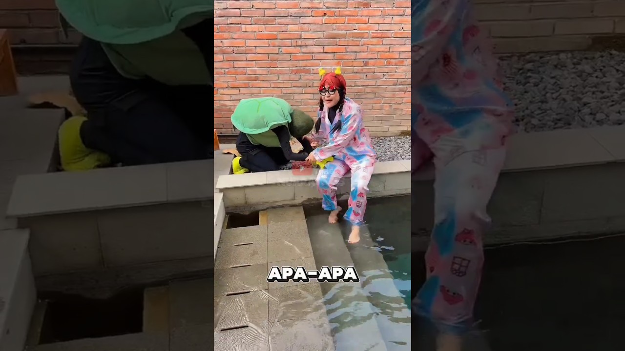 KURA KURA NUR TAKUT DI AJAK BERENANG | NURRAYNI25