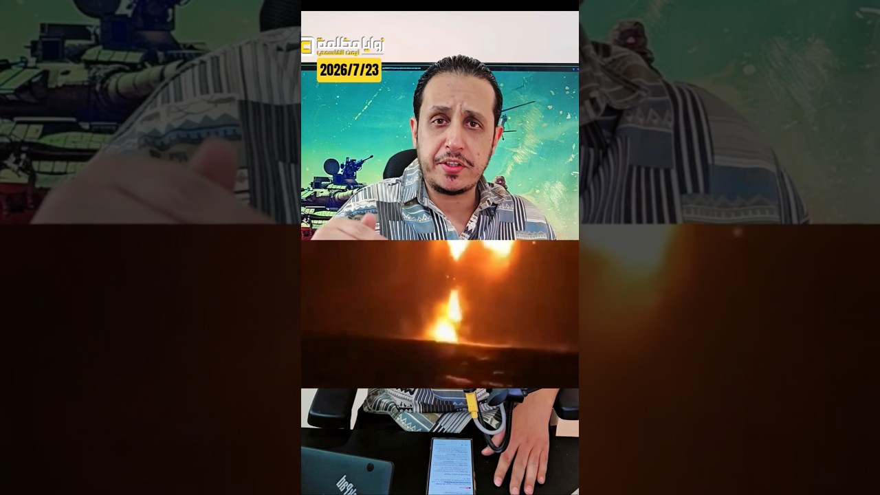 #عاجل لحظة إستهـ .ـداف ناقلة النفط السعودية انسيليا في البحر الأحمر ⚠️