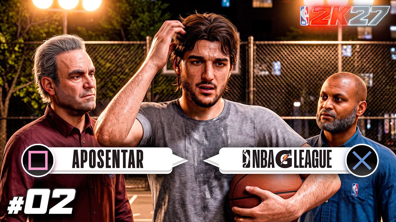 O ACIDENTE ACABOU COM MINHA CARREIRA? | NBA 2K27 Modo Carreira (Ep.2)