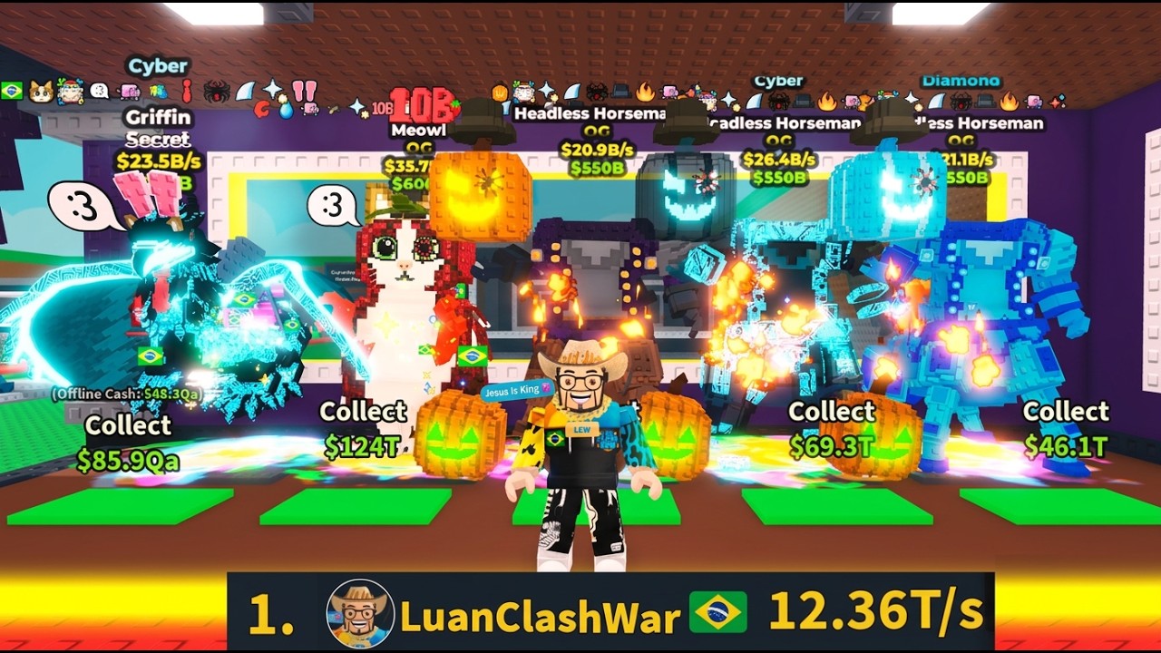 JUNTEI OS PETS MAIS RAROS DO BRAINROT… E ISSO QUEBROU O JOGO 😳🔥