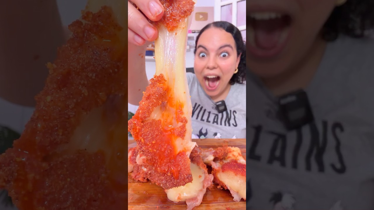 جبنه مقلية بالشيتوس| Hot Cheeto Mozzarella Sticks