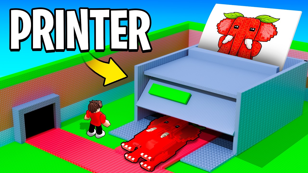 I Added a AUTO PRINTER In Steal a Brianrot...