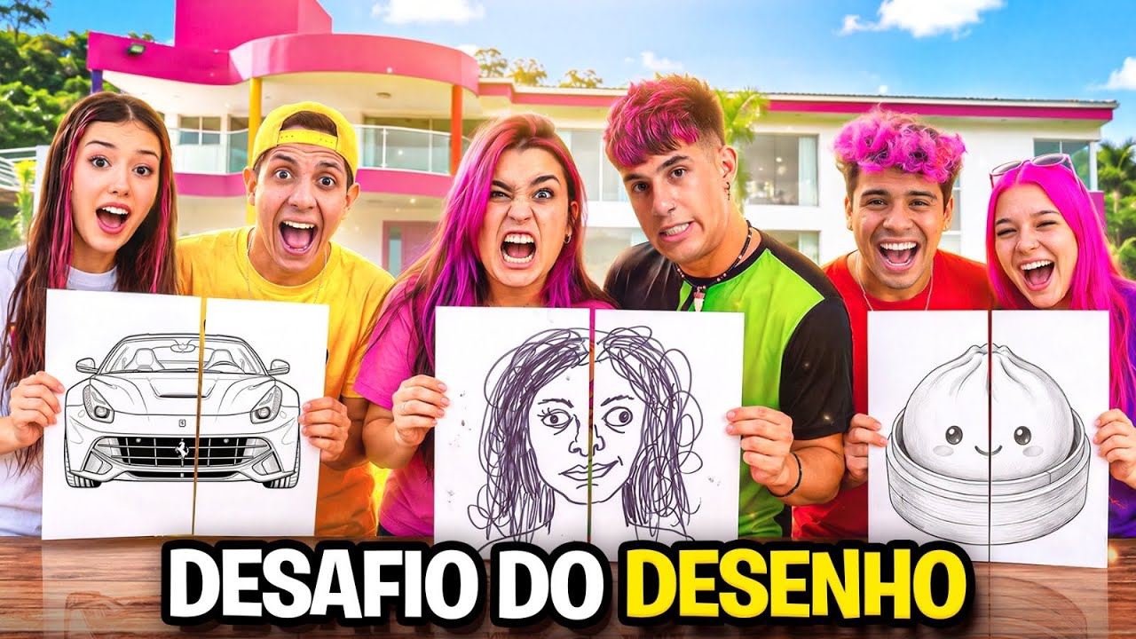 DESAFIO DO DESENHO EM DUPLAS *Qual a melhor dupla ?
