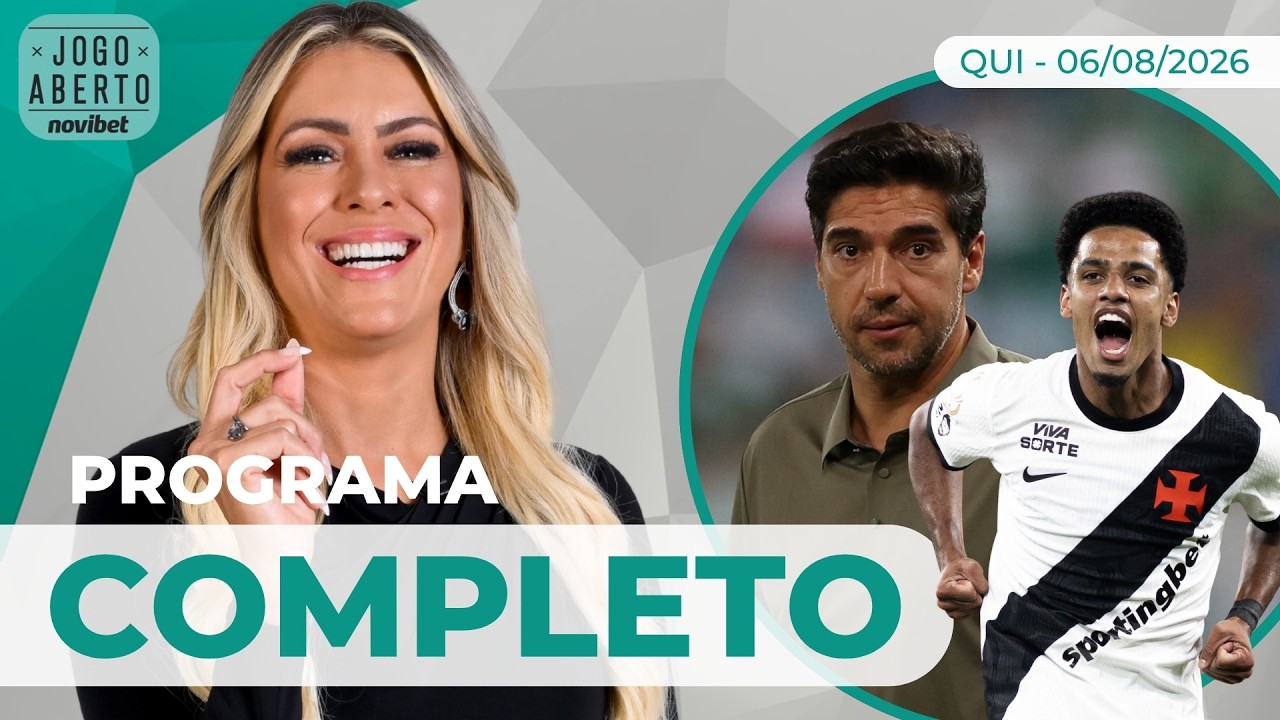 PALMEIRAS PERDE, MAS AVANÇA, E VASCO ELIMINA O FLU | JOGO ABERTO NOVIBET - 06/08/2026