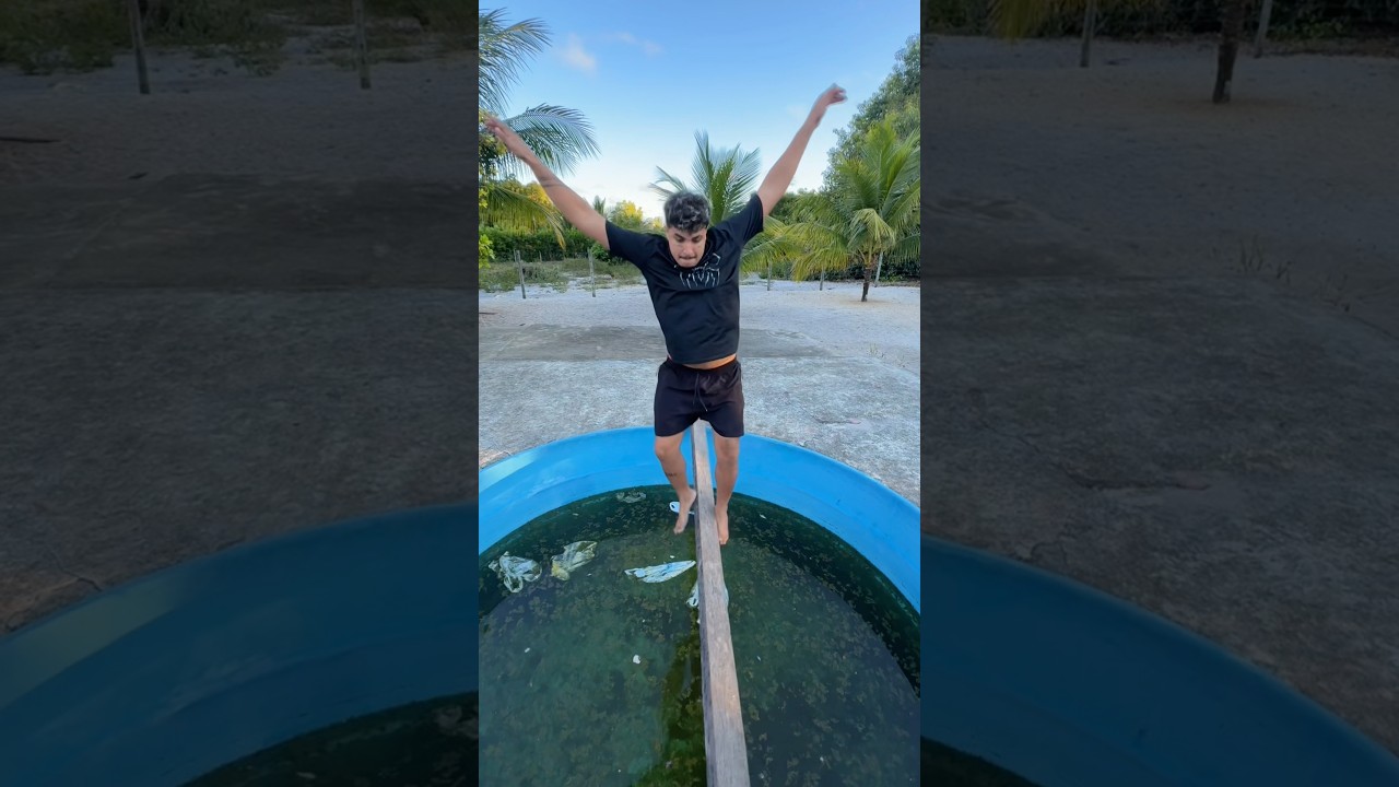 ELE CAIU NA PISCINA DE CHERNOBYL😭