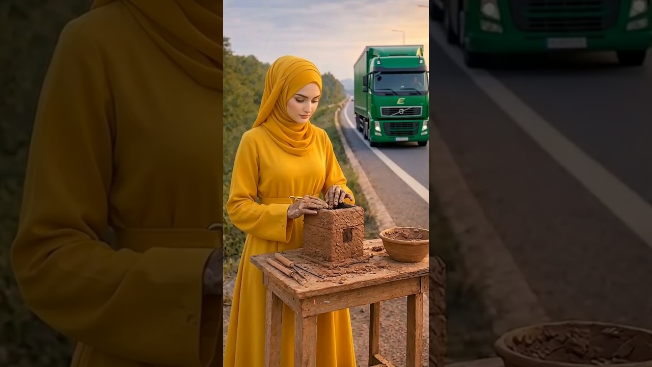 Beautiful Mini Clay Mosque | AI Art 🌙🕌 Egzon Ibrahimi #ClayMosque #FaithAndArt #IslamicArt