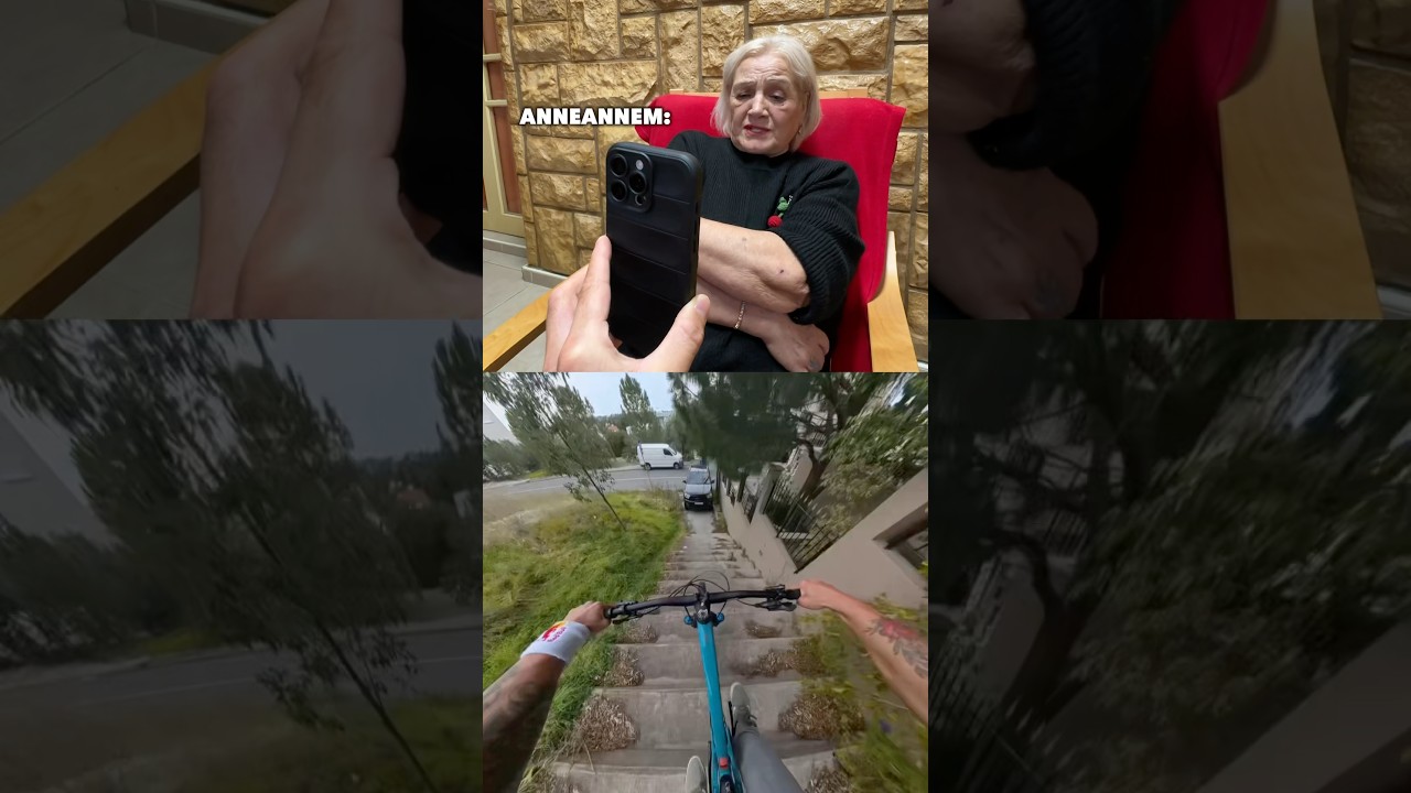 Bisiklet hareketlerime dedem ve anneannem tepki veriyor 😃 iyi bayramlar #bmx #bisiklet