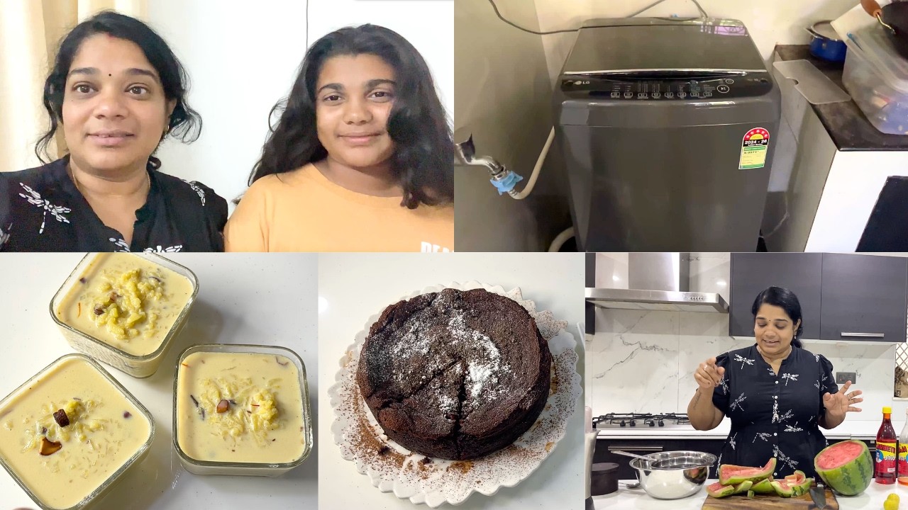 EMOTIONAL - Maha Is Taller Than Me Now - New Washing Machine - Milk Poha - Chestnut Choco Lava Cake