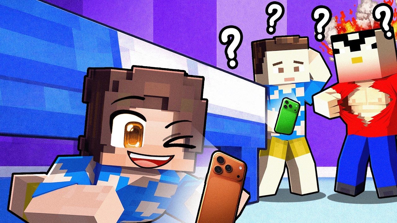 ARKADAŞLARIMI GİZLİCE TELEFONDAN MESAJ GÖNDERİP KOVDUM - Minecraft