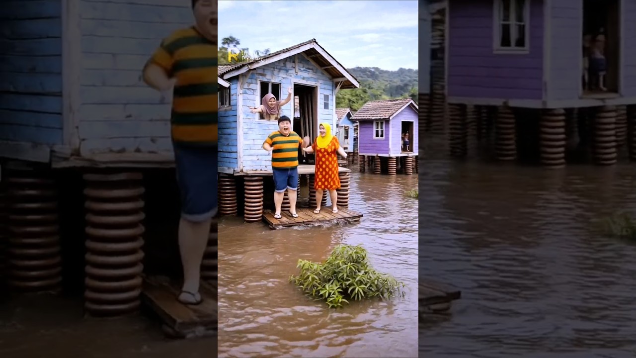 RUMAH pake PER biar ga KENA BANJIR😱‼️