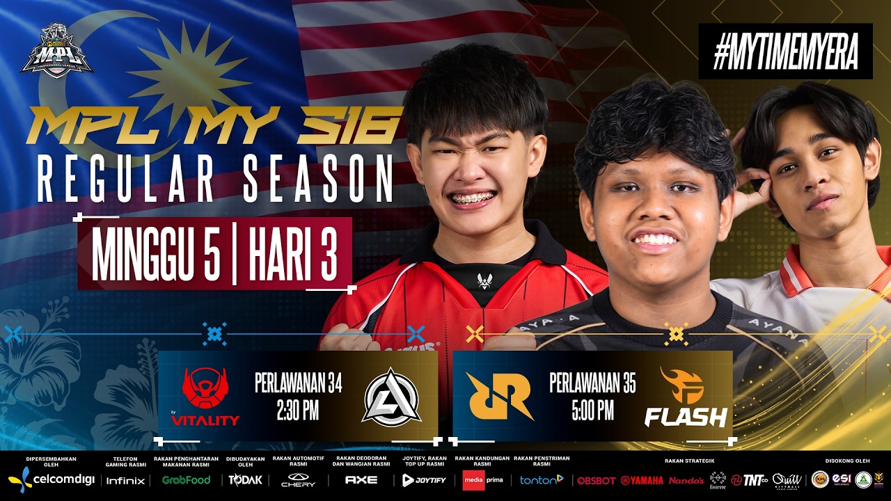 LIVE | [BM] MPL MY Season 18 Minggu 5 Hari 3