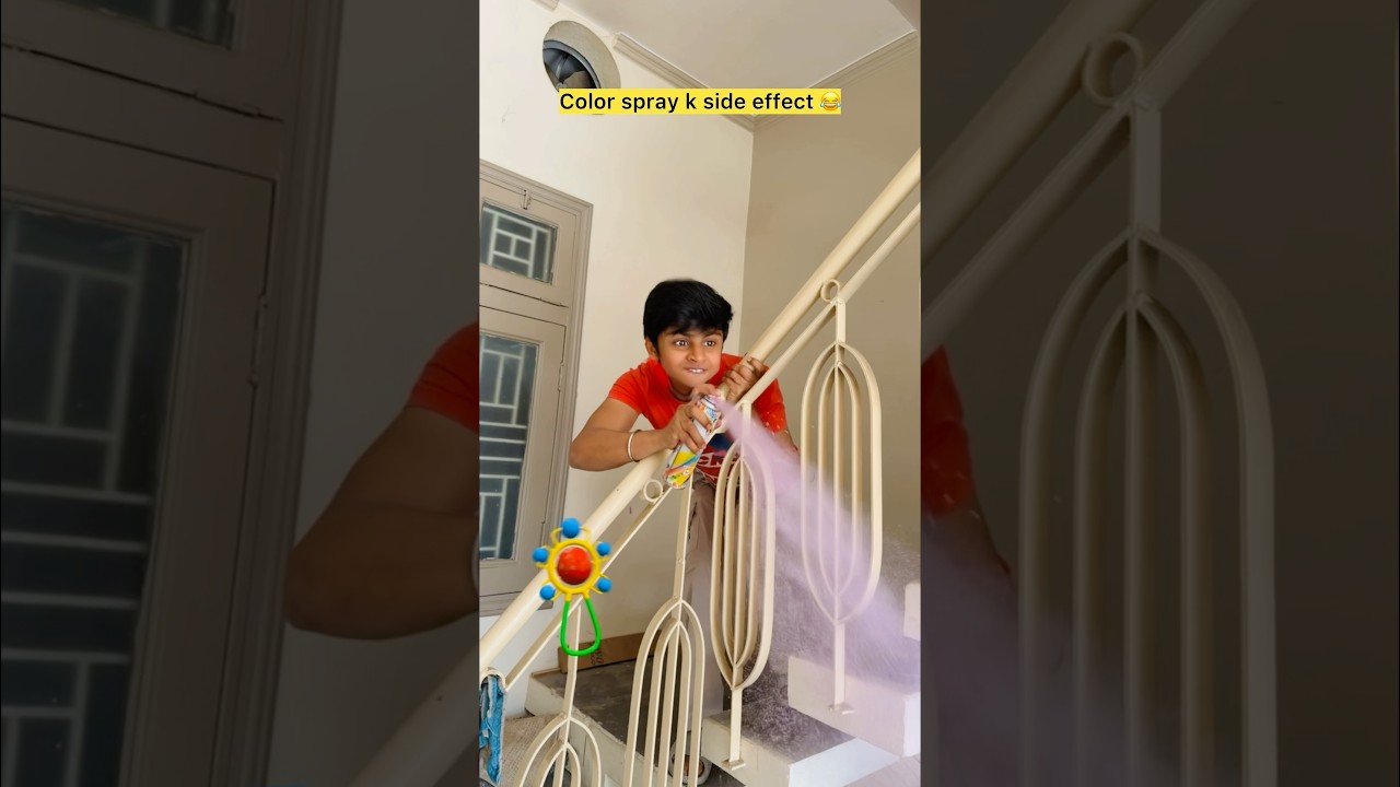 Color spray mil gya😂 #comedy #funny #funnyvideo #comedyvideo #funnyshorts #comedyshorts