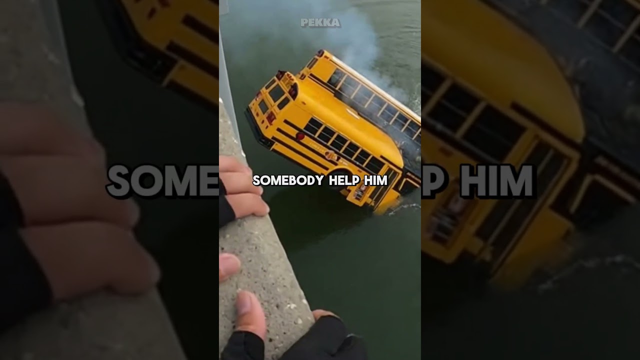 His DOG was still INSIDE the bus😱