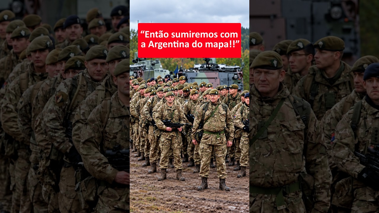 Reino Unido AMEAÇA a Argentina e coloca Forças Armadas a postos!
