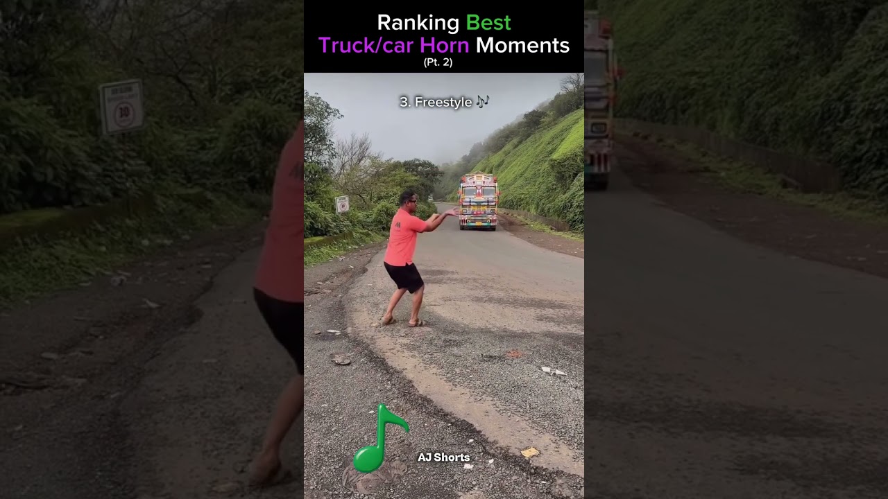 Ranking Best Truck Horn Moments pt. 2 #ranking #shorts #usa 