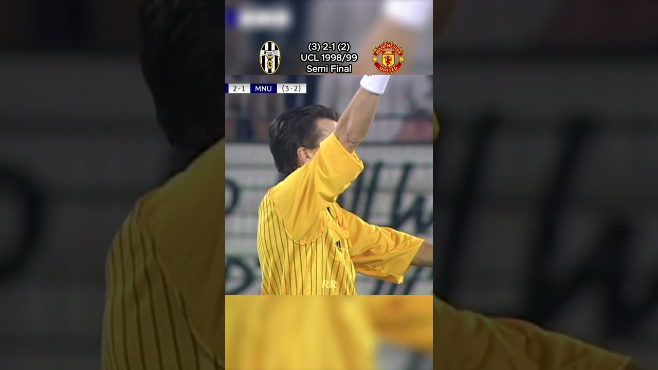 Juventus vs Manchester United 🔥 UCL 1998/99