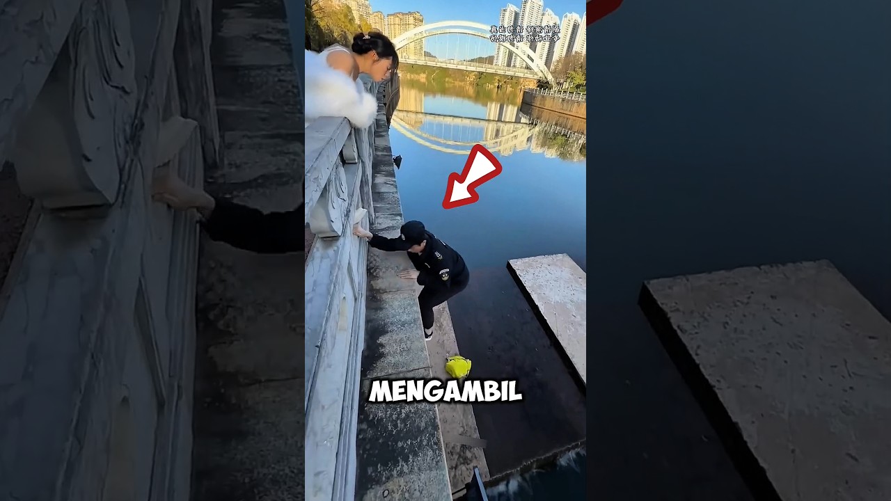 Cowok ini Gak Sengaja Njatuhin Tas ke Bawah....Dan Aksinya Beneran Bikin Salut!