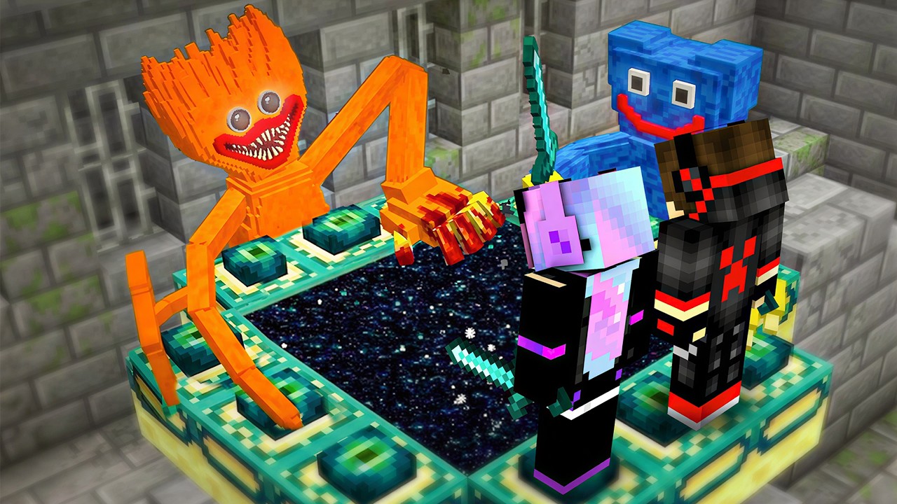 HUGGY WUGGY Beat the Game For Us in Minecraft..