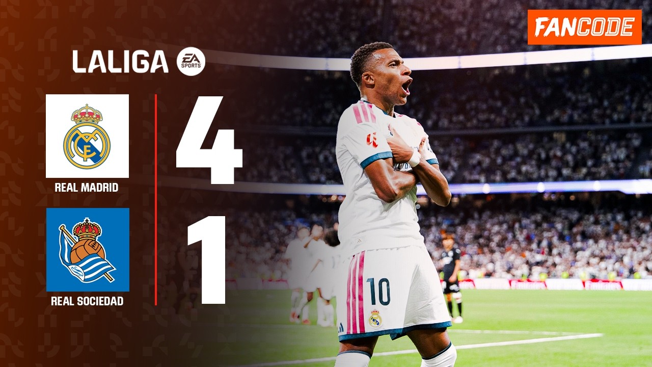 Mbappé's Hat-trick Seals A Victorious Bernabéu Return For José Mourinho | LALIGA Highlights
