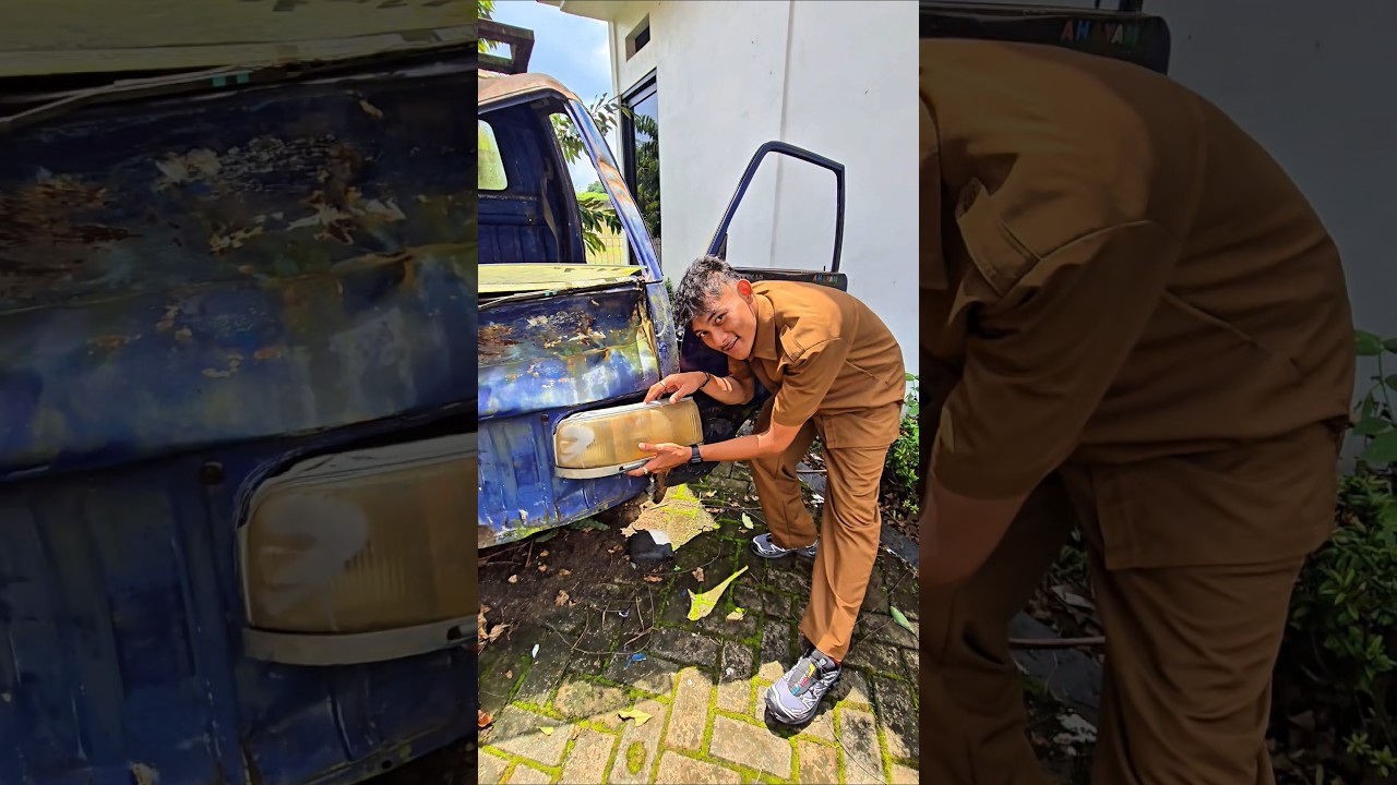 ngokngok pasang lampu mobil😅😅😅😂😂