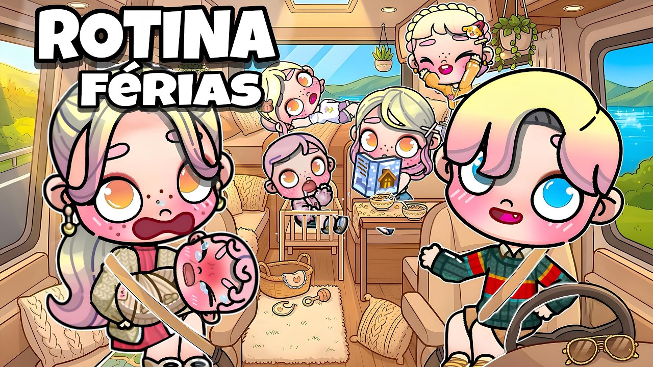ROTINA FÉRIAS NO MOTORHOME 🚐☀️ | VIAGEM EM FAMÍLIA | AVATAR WORLD ROTINAS E HISTÓRIAS PAZU