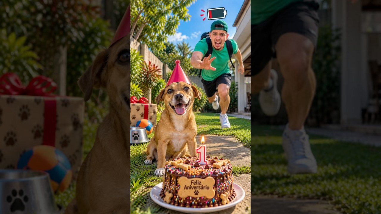 ACABOU MINHA BATERIA ANTES DO ANIVERSÁRIO DA MINHA CACHORRINHA! #shortsviral