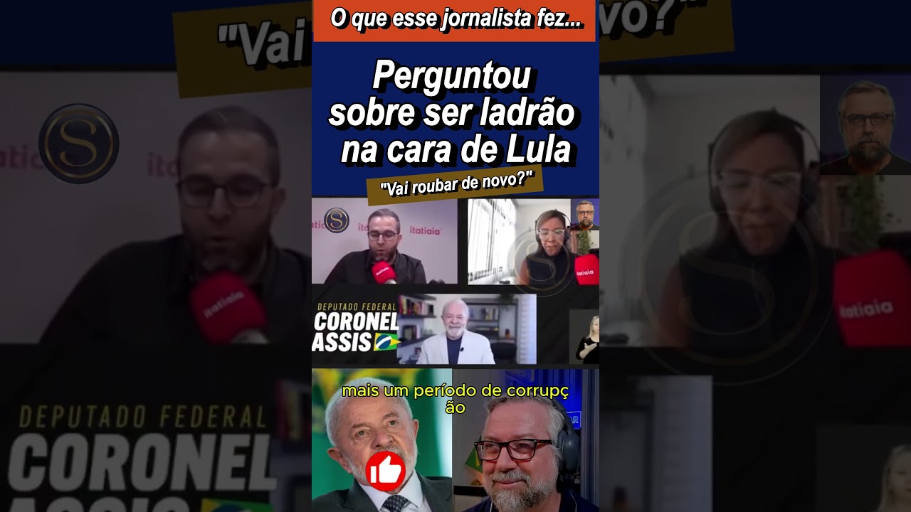 Inacreditável! Jornalista quebra protocolo e Lula fica desesperado!