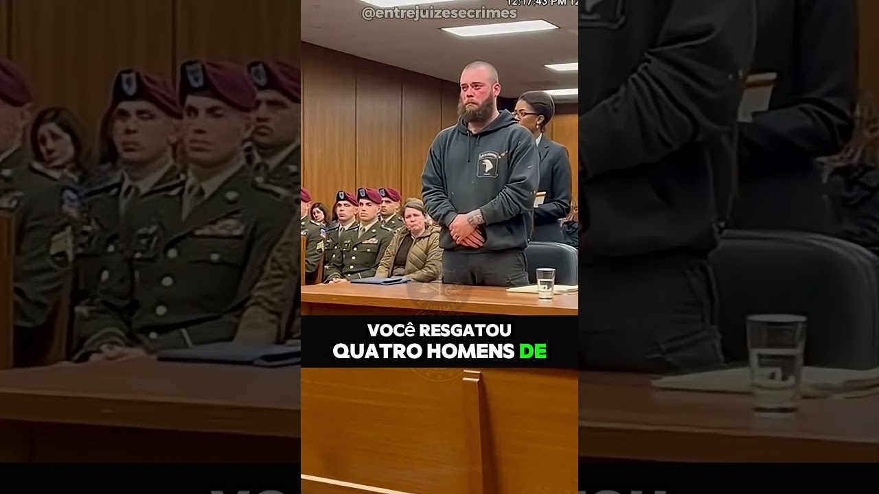 Esse veterano CHOROU com o veredito do Juiz 😭 #justiça