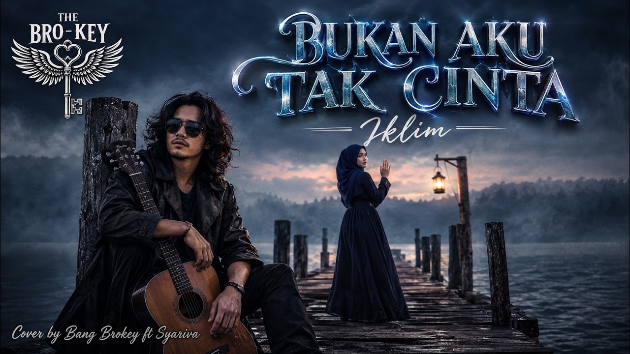 AUTO  MERINDING! 🥀 Bukan Aku Tak Cinta - Iklim | Cover Slowrock Nyesek Bang Brokey ft Syariva