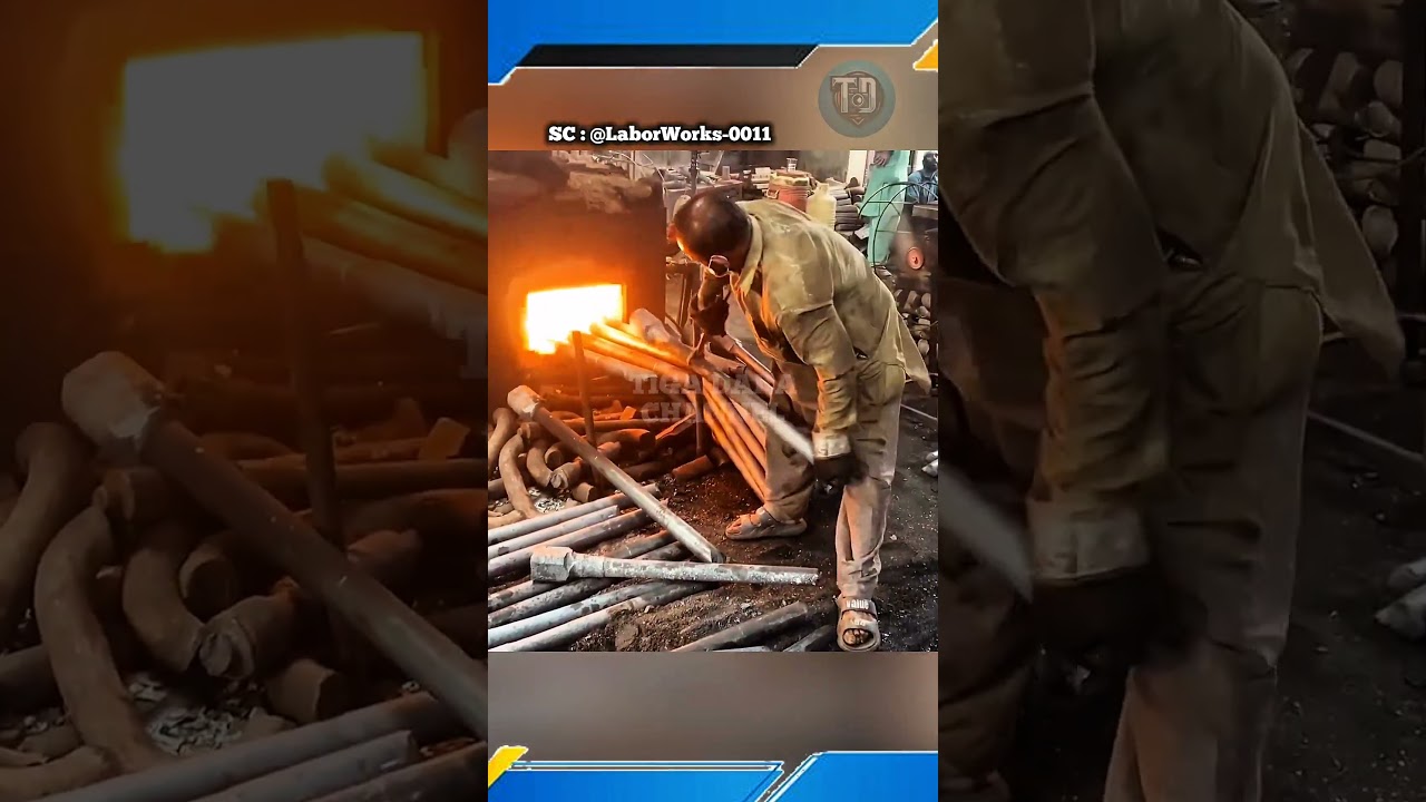 Dari Rantai Kapal Jadi Komponen Truk!🔥 Transformasi Besi Tua yang Bikin Melongo by  @LaborWorks-0011