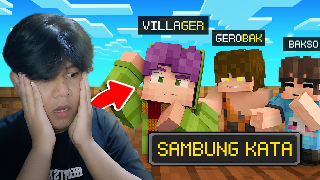 Gue Buat Sambung Kata di Minecraft