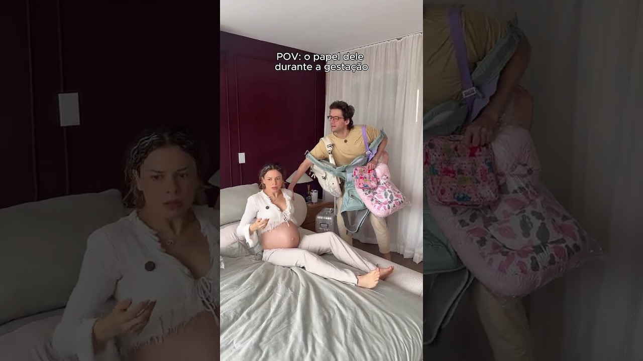 POV: o papel dele durante a gestação @larissagloor #shorts