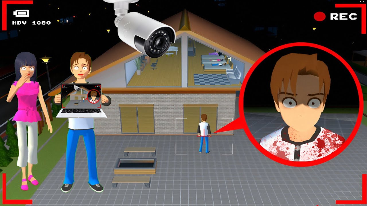 Yuta Mio Panik CCTV Merekam YUTA TIDAK ADA MULUT 😱|Sakura School Simulator  