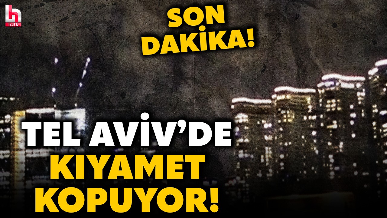SON DAKİKA! TEL AVİV’DE KIYAMET SİRENLERİ! İran füze yağdırıyor! İsrail'in kalbinde kabus anları!