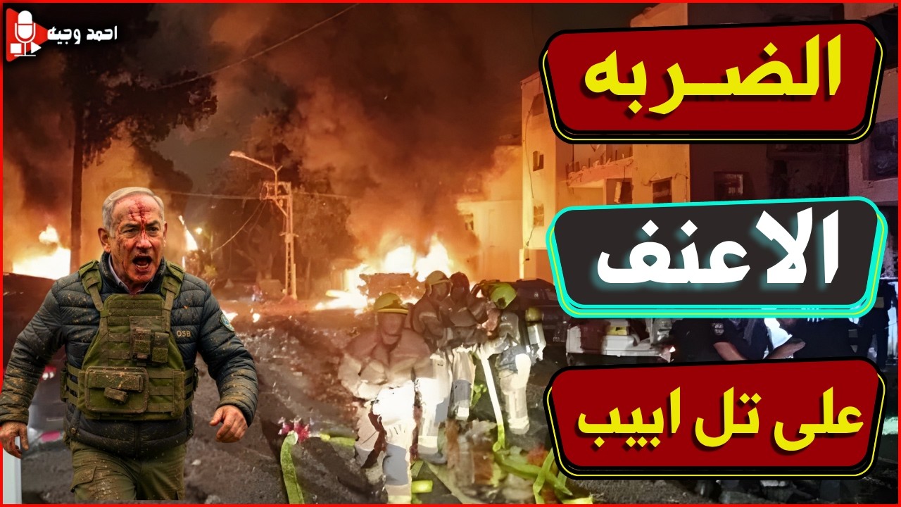 مجـ ـزرة تل ابيب الان بعد دخول الامارات الحرب رسميا,وهروب قائد القوات البريه الامريكيه من ايران