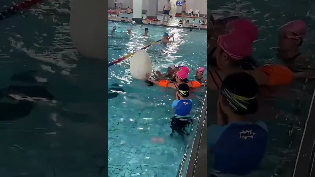 الفتاة عملت خطة مميزة علشان تسبح!! #shorts