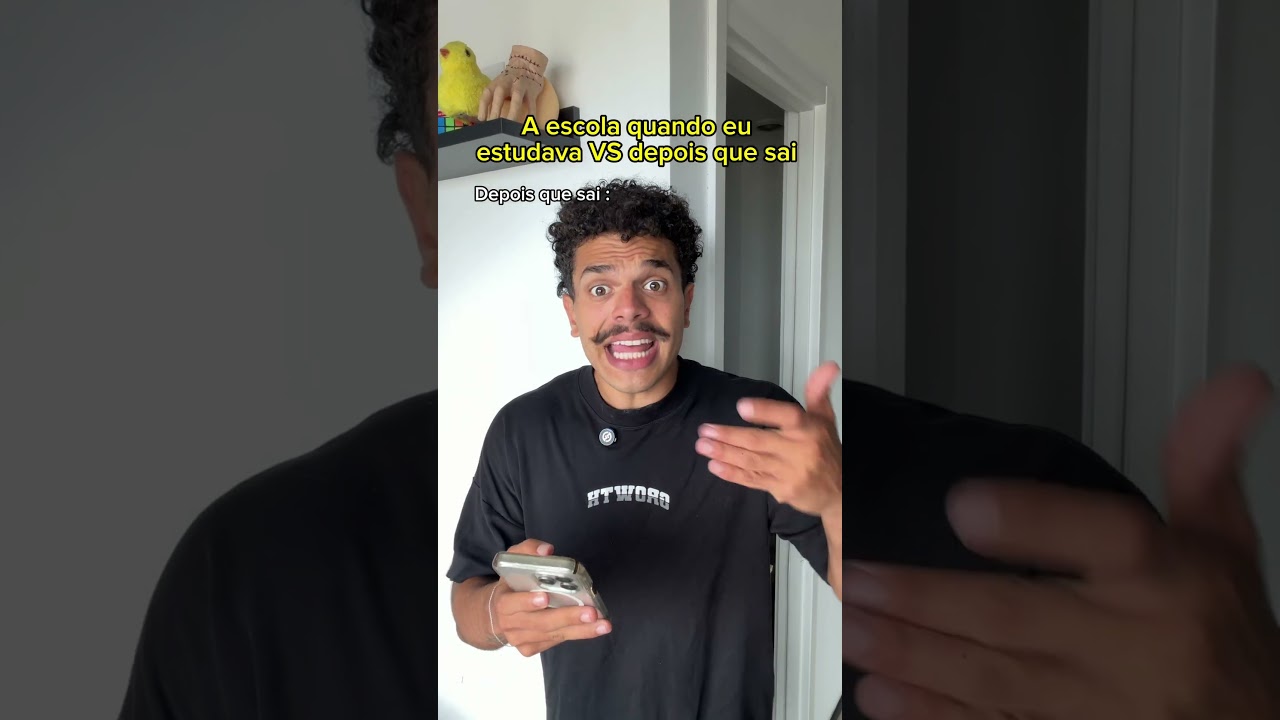 A escola quando eu estudava VS quando sai