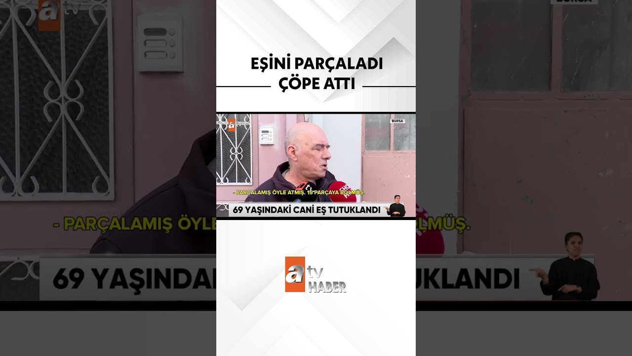 Bursa'da kan donduran cinayet #atvhaber