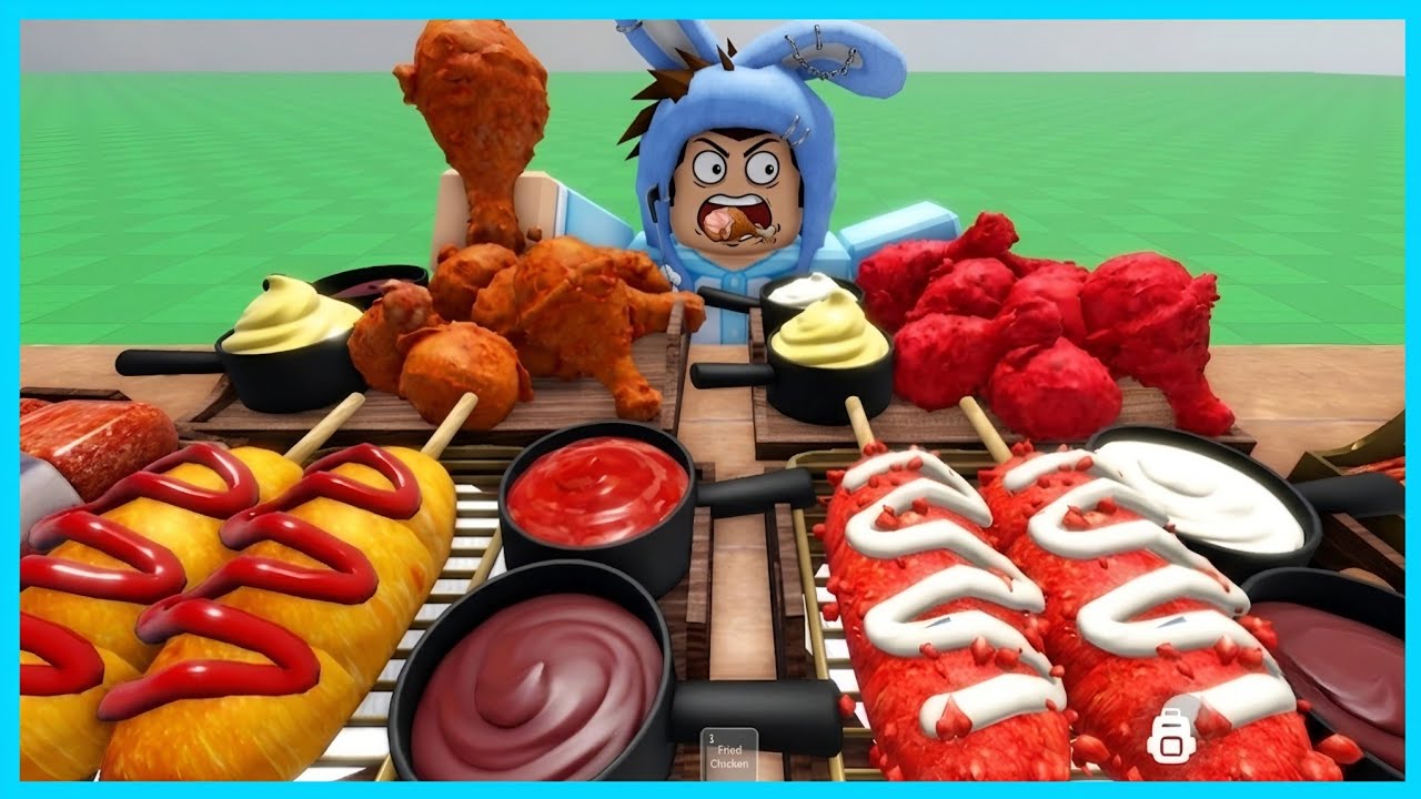 MIPAN & ZUZUZU Asmr Mukbang Makanan Korea! ROBLOX