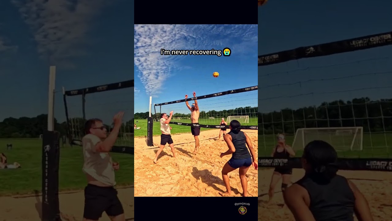 i love playing injured #volleyball #pov #gopro