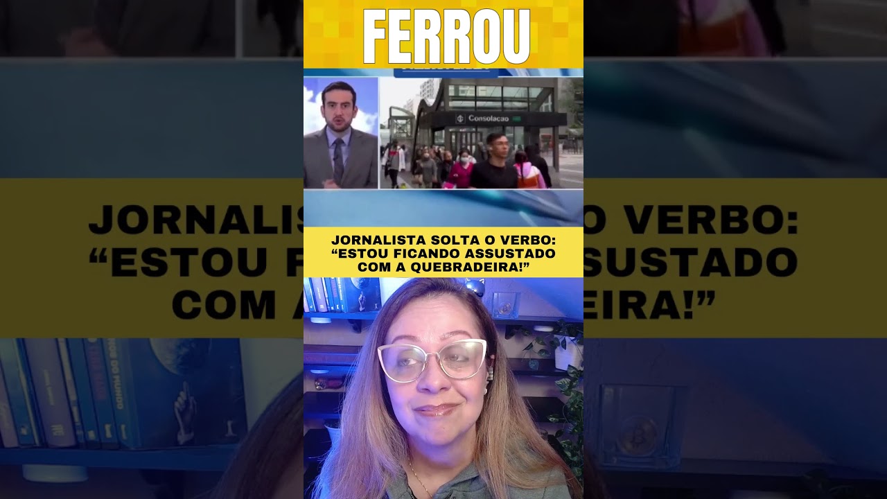 JORNALISTA DA JOVEM PAN DESABAFOU AO VIVO! #brasil #política