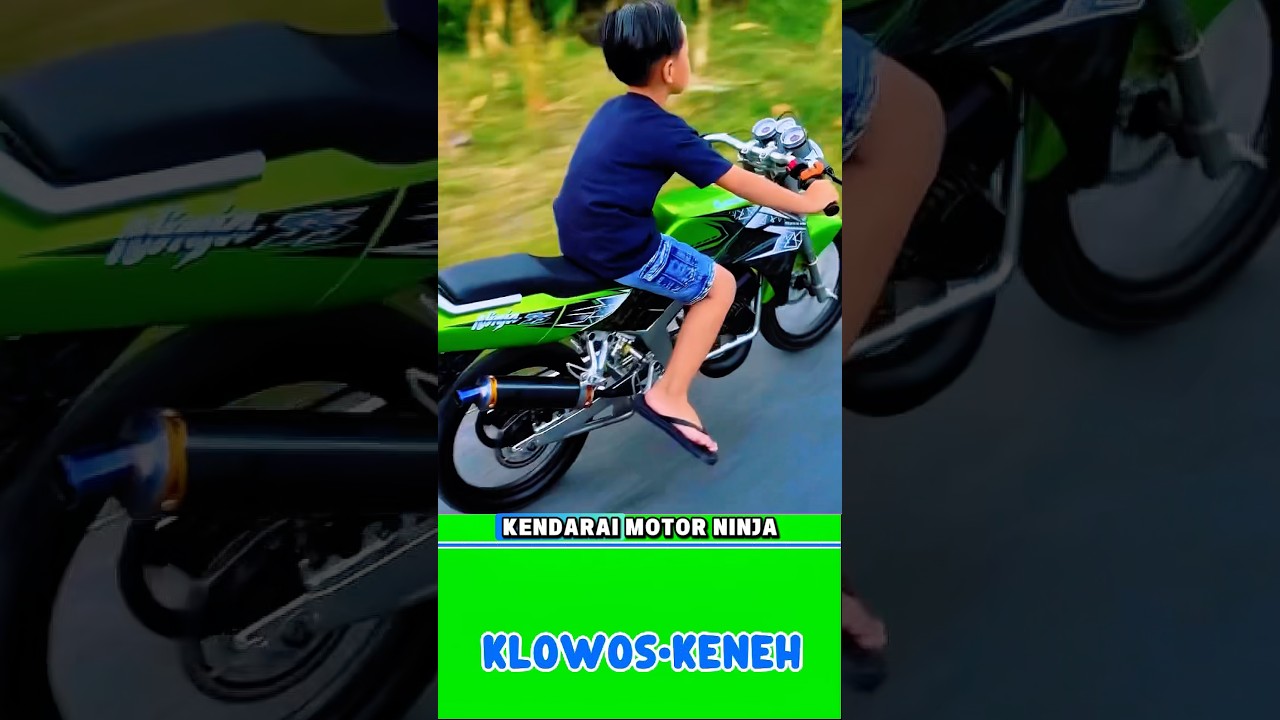 Dikira motor ninja beneran ternyata ini aslinya?  #shorts