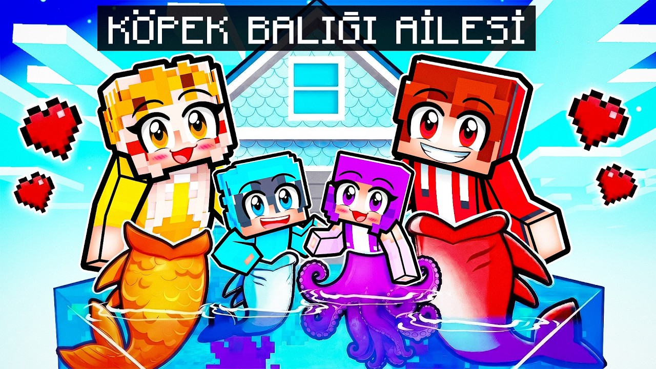 Köpekbalıkları Tarafından Evlat Edinildim - Minecraft