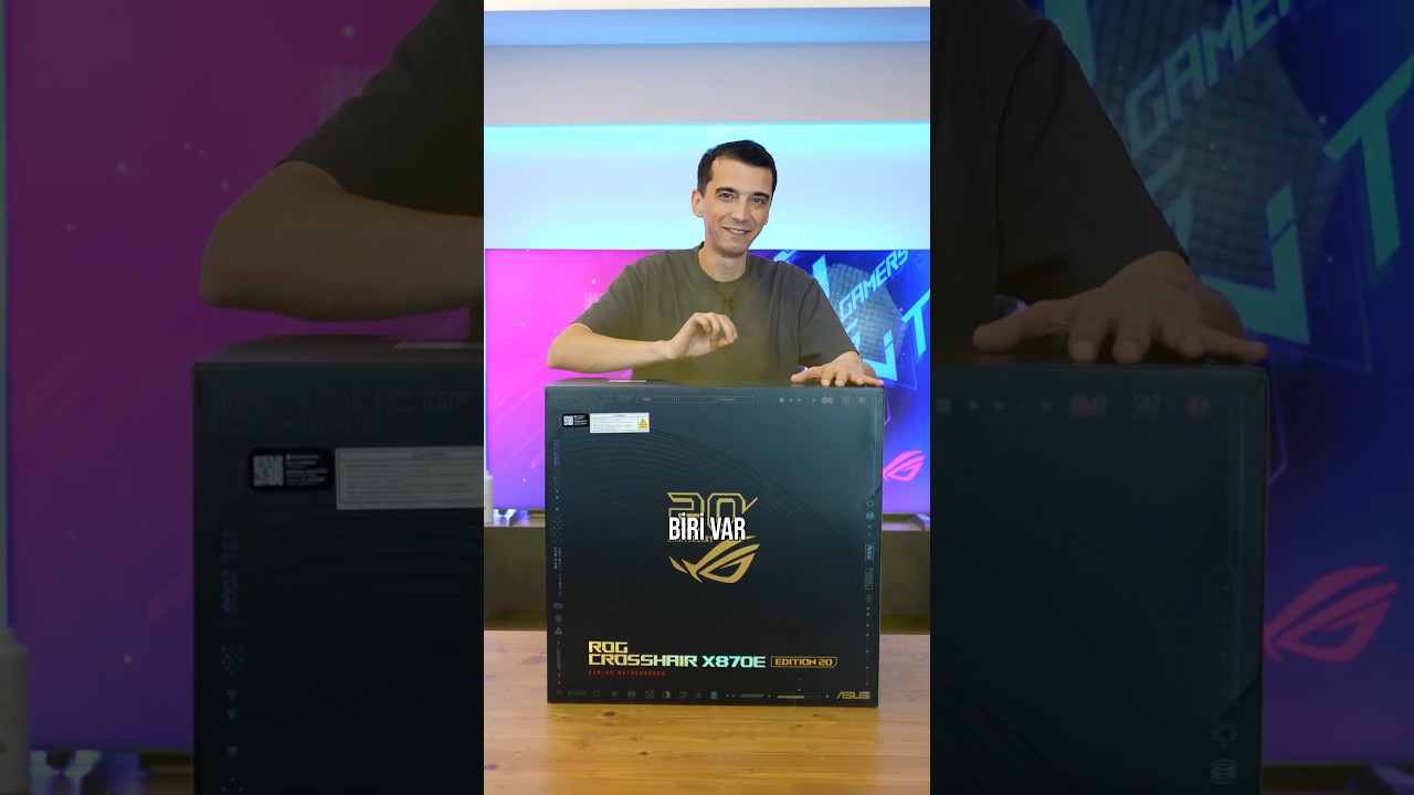 Tanıtım - Asus ROG 20. Yıl özel üretilen anakart kutu açılışı yaptım