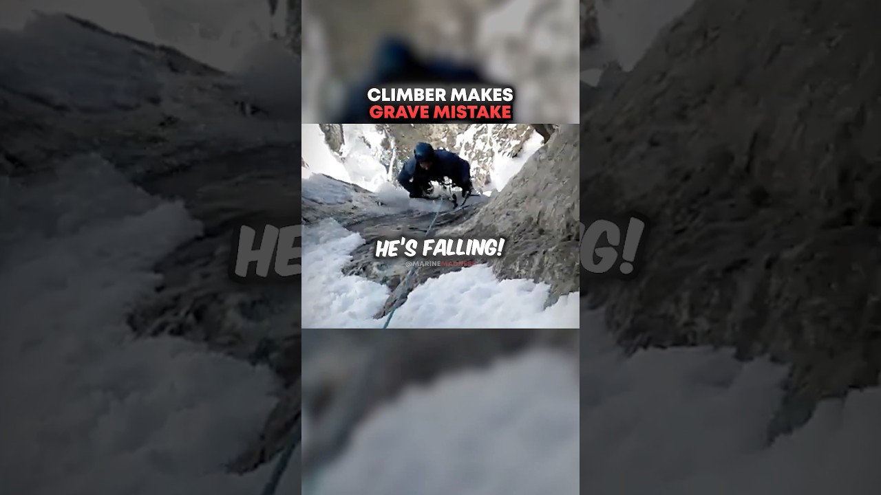 Climber Makes GRAVE Mistake 🫢