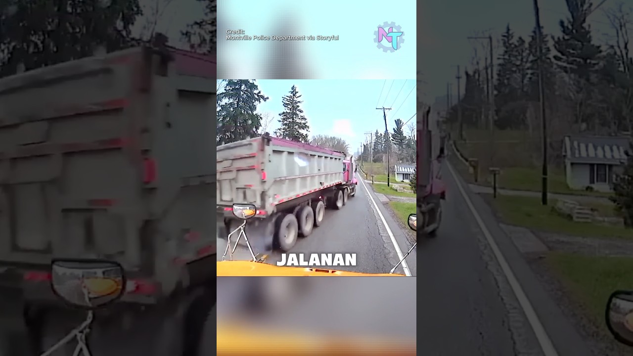 Beginilah Situasi Ketika Truk Rem Blong