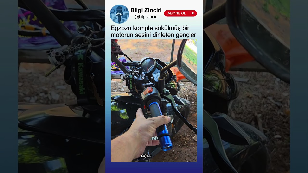 Egzozu Komple Sökülmüş Bir Motorun Sesi Nasıl Çıkar🤔😲