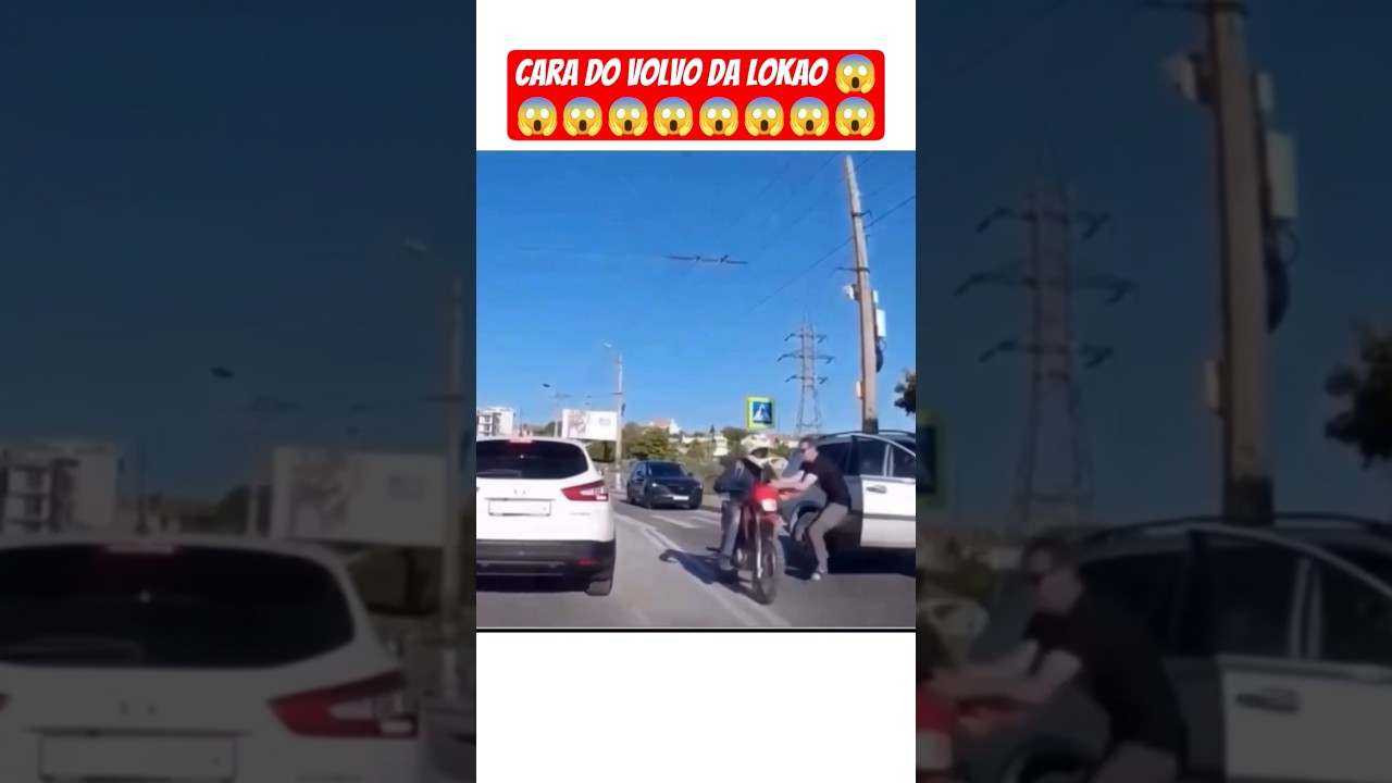 motorista do volvo Pegou o cara errado,se achando certo.#caminhão #caminhoneiro