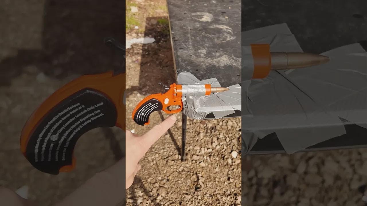 Minha pistola sinalizadora de 50BMG!