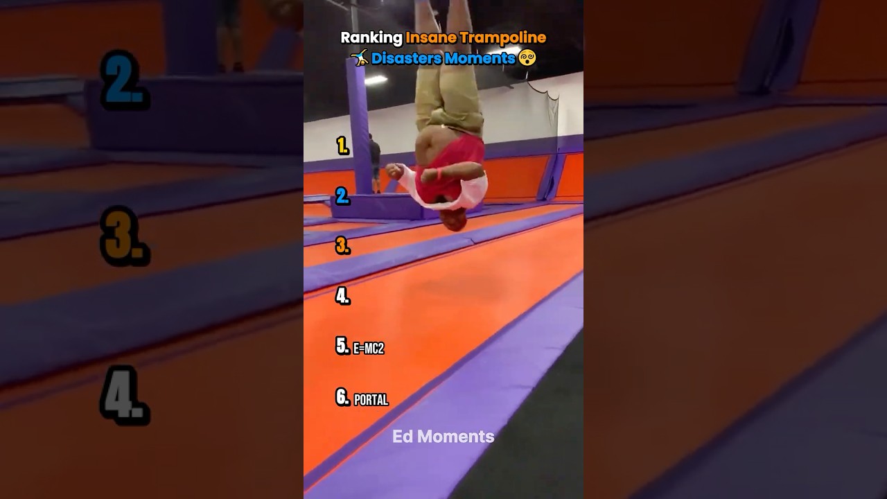 INSANE TRAMPOLINE DISASTERS MOMENTS  #usa